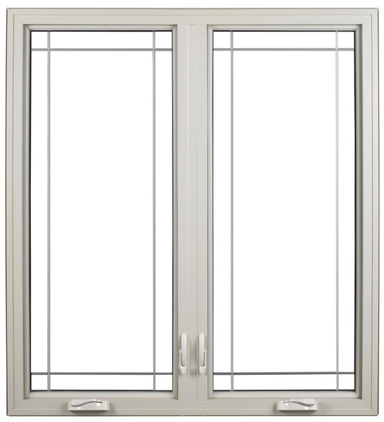 Interior View | White | Perimeter Glass Dividers | Nested Crank Handle | Double Wide