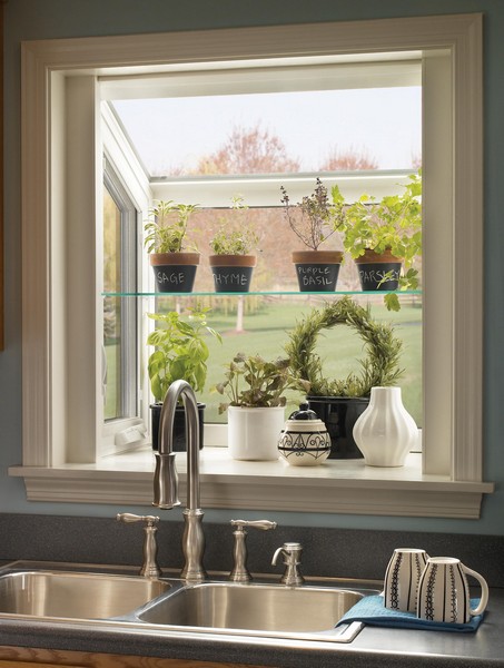 Interior View | White | Garden Window